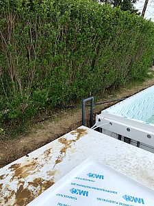 Piscine à débordement avec bain à remous à Brno Medlánky