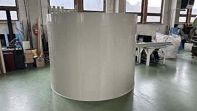Round waste sumps and tanks