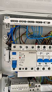 Swimming pool switchboard